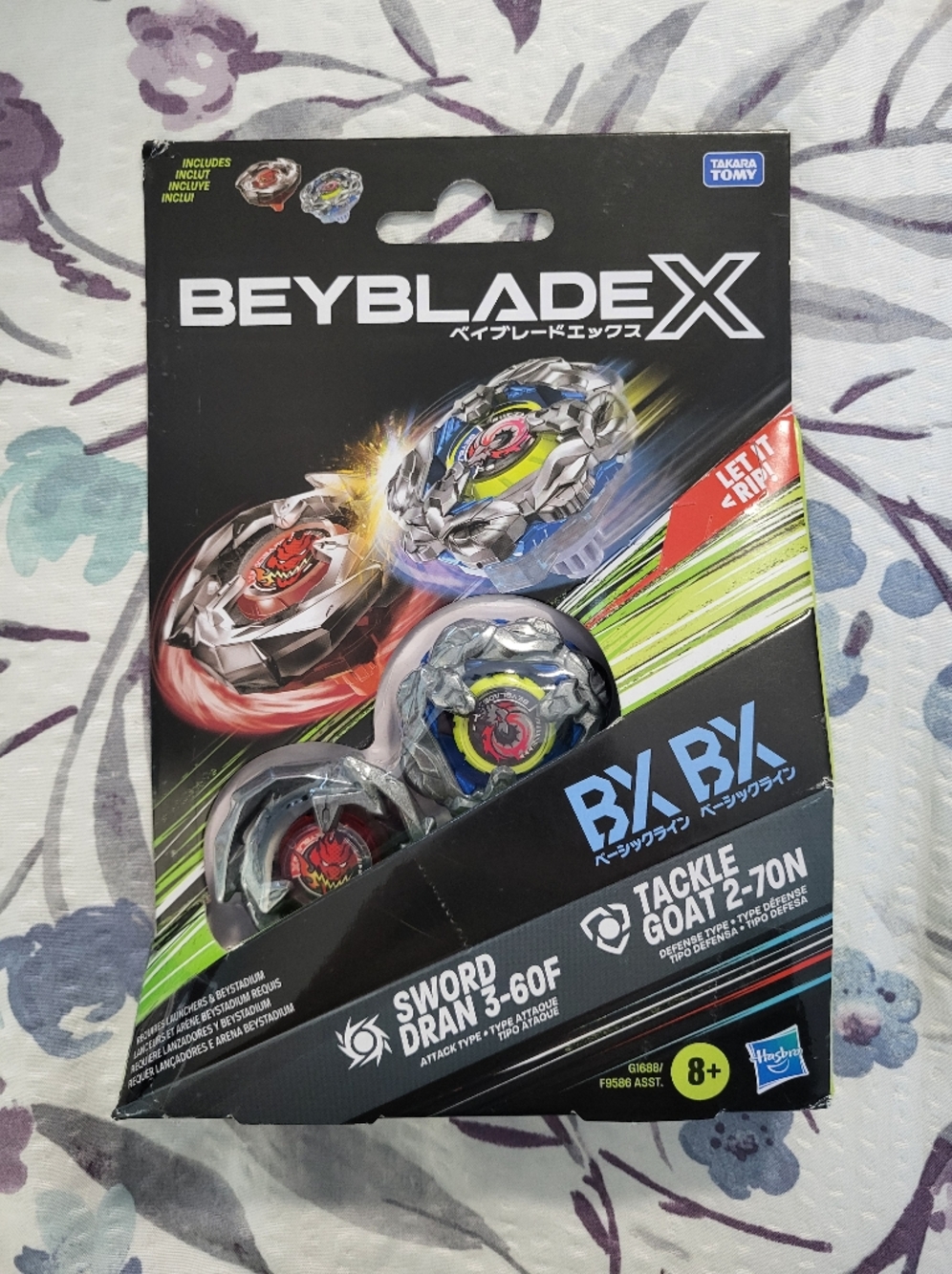 Hasbro Takara Tomy Beyblade X Circle Ghost/Tackle Goat/Sword Dran/Chain Incendio - Picture 3 of 6